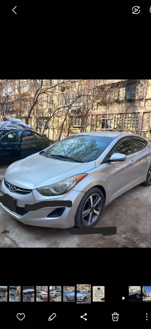 Hyundai Elantra, 2012, Душанбе
