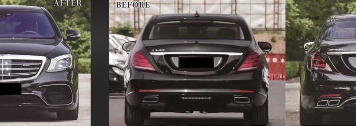 Обвес Mercedes Benz W222, Душанбе