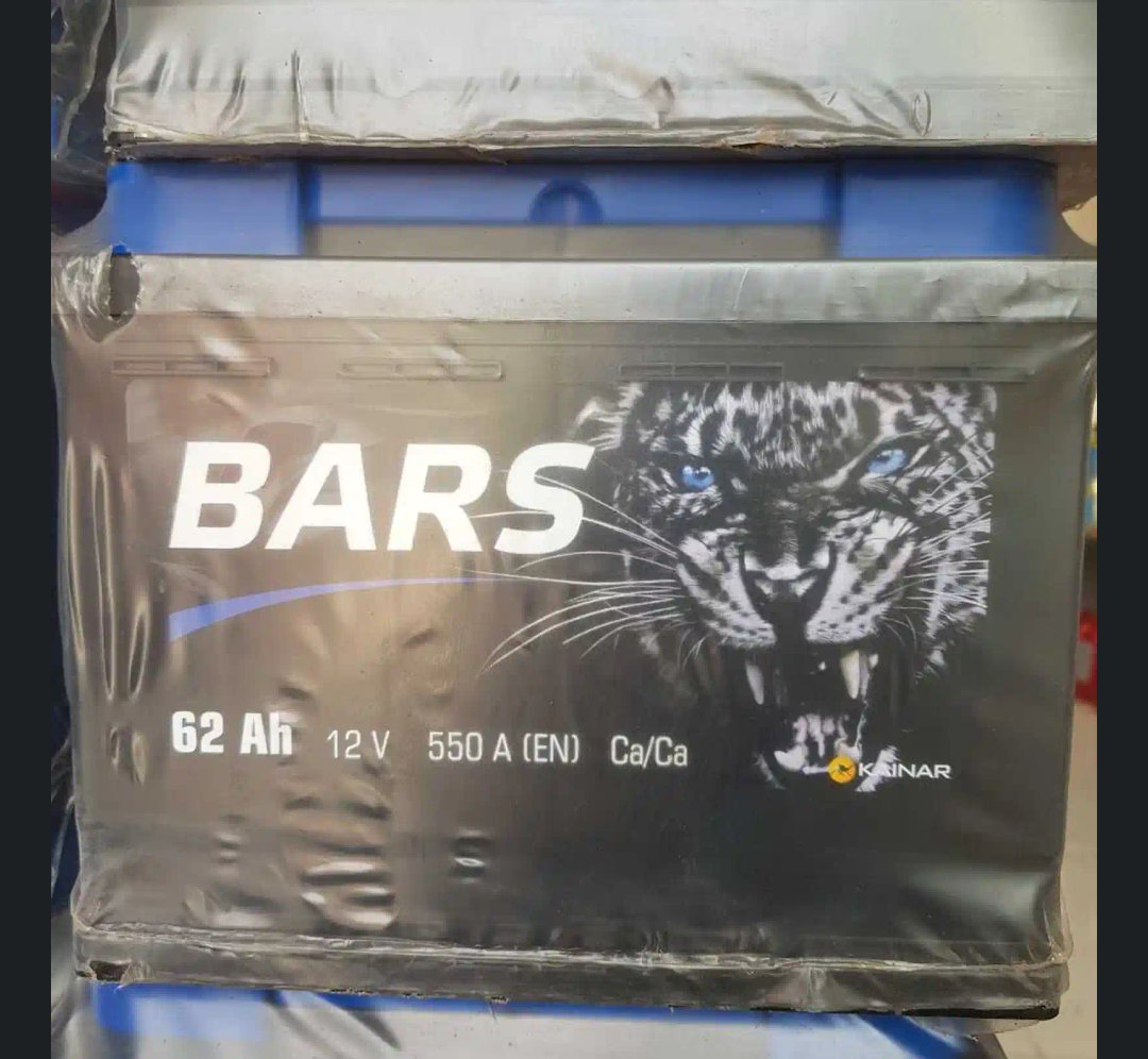 Аккумулятор Bars 62Ah, Душанбе