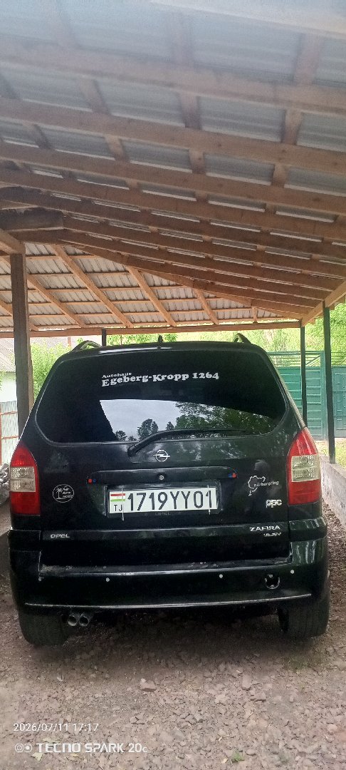 Opel Zafira, 2002, Таджикабад