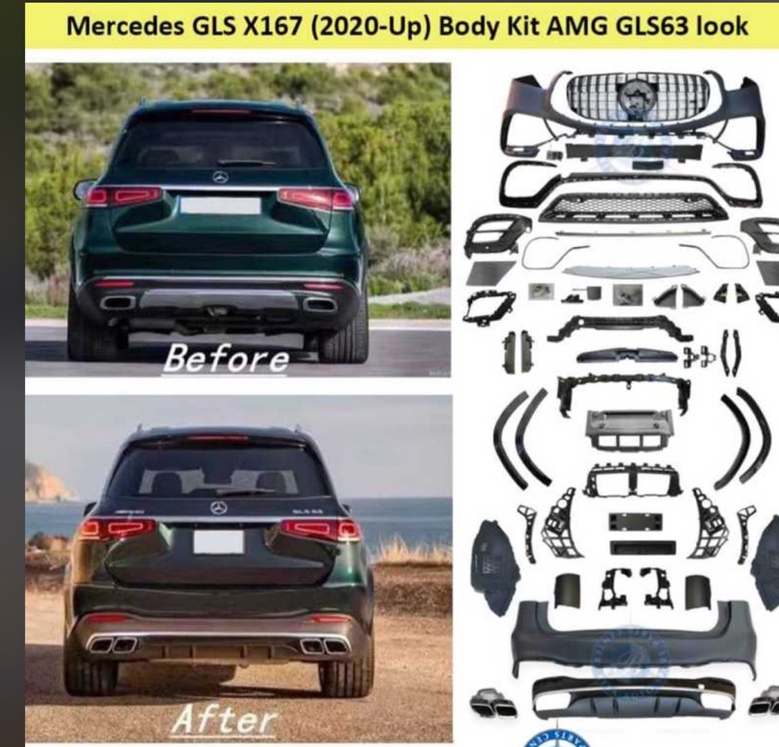Обвес на Mercedes Benz GLS 167 AMG, Душанбе