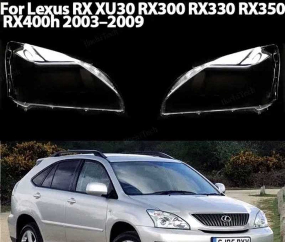 Стекло фар от Lexus RX 2004-2009, Душанбе