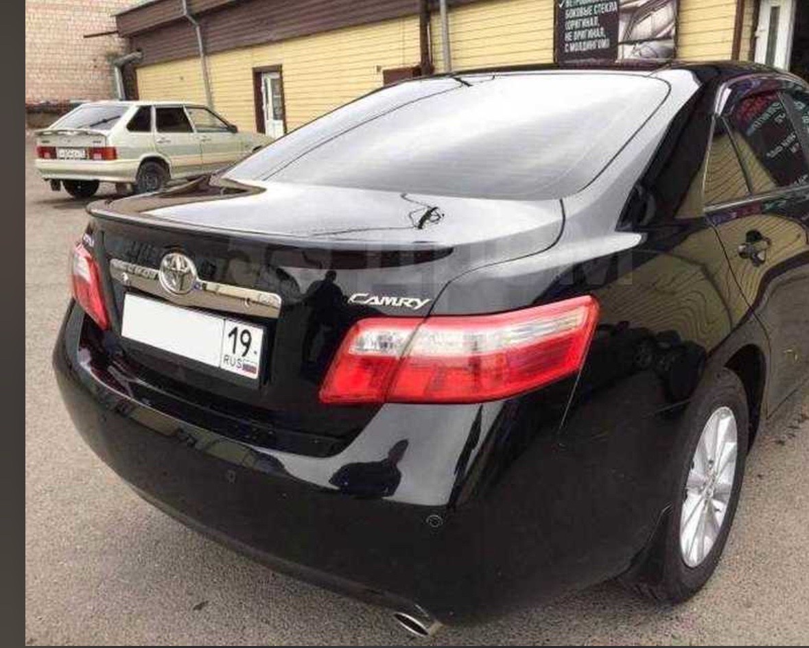 Спойлер на Toyota Camry 2, Душанбе
