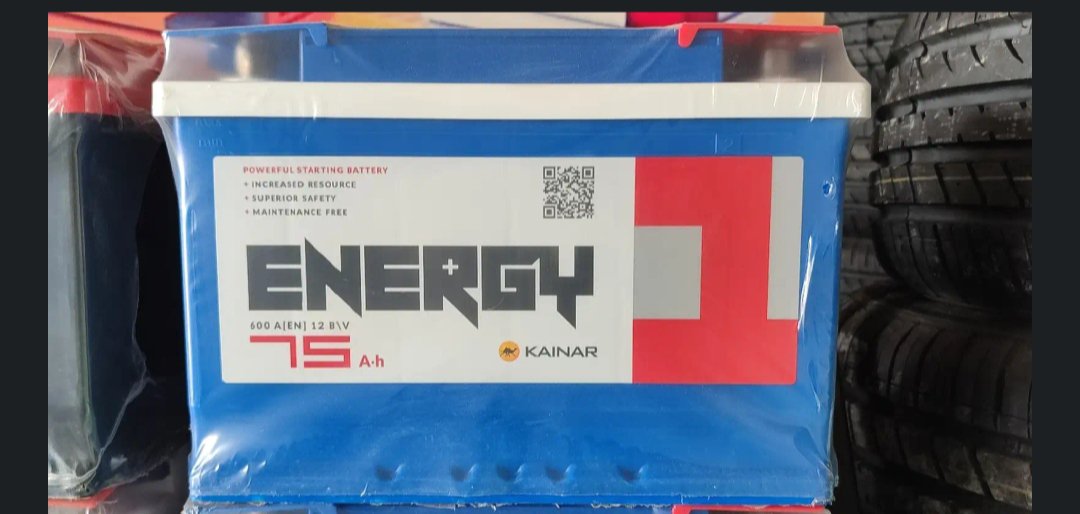 Аккумулятор ENERGY 75 A'H, Душанбе