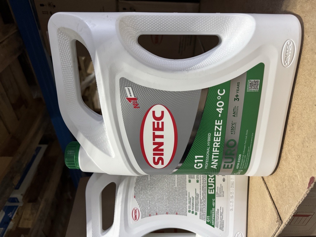 Sintec Antifreeze Euro G11 green -40, Душанбе