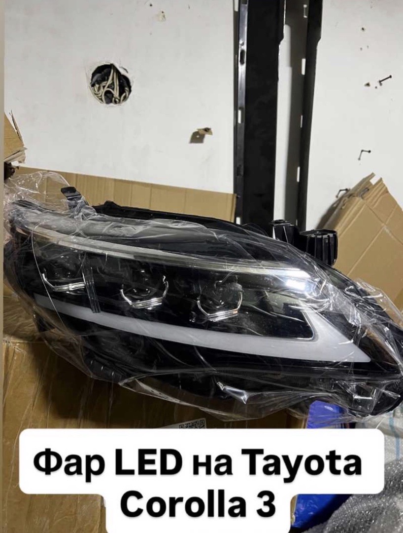 Передние фары на Toyota Corolla 3, Душанбе