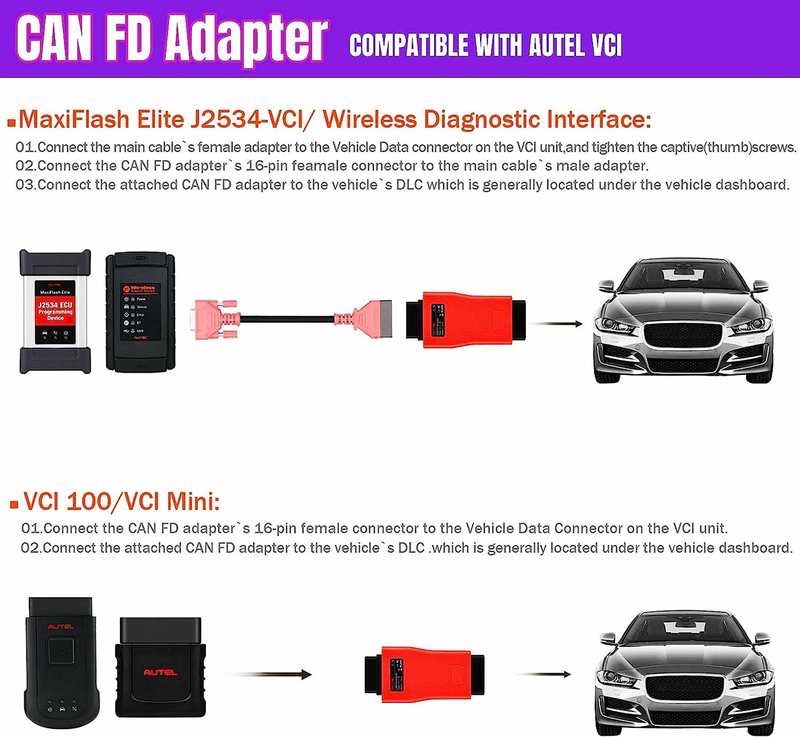 Адаптер диагностический Autel CAN FD, Душанбе