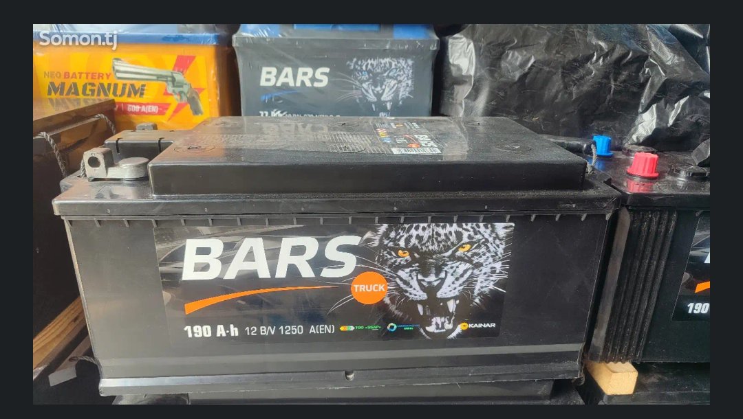 Аккумулятор bars 190 a'h, Душанбе