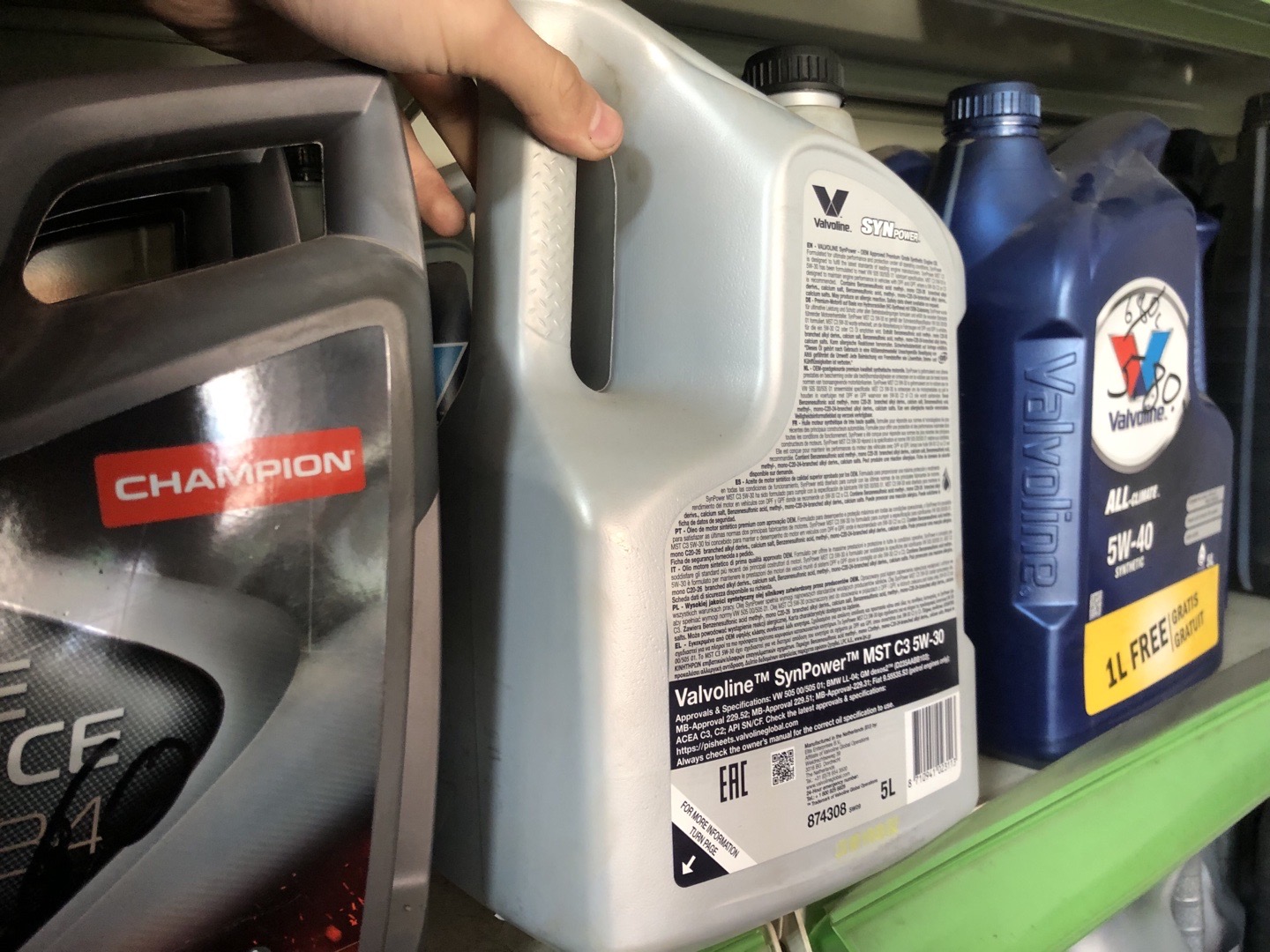 моторное масло Valvoline SynPower MST C3, Душанбе