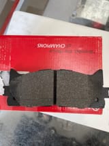 Тормозные колодки brembo передние — фото 2 из 2