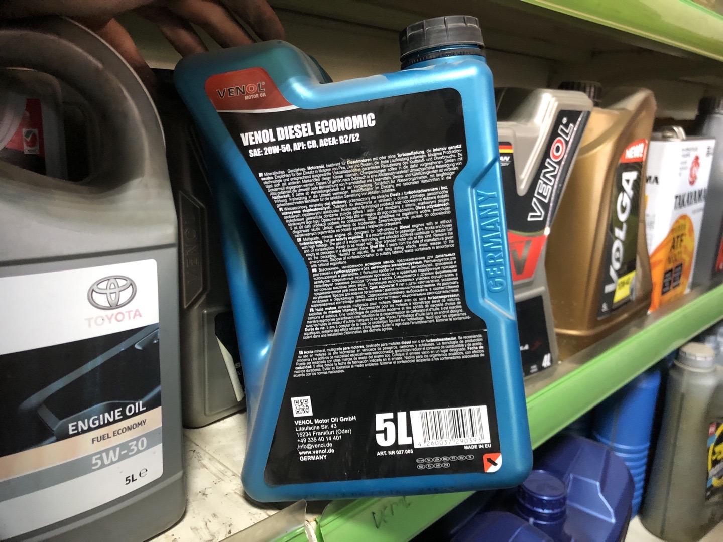 VENOL Diesel Economic 20W-50, Душанбе