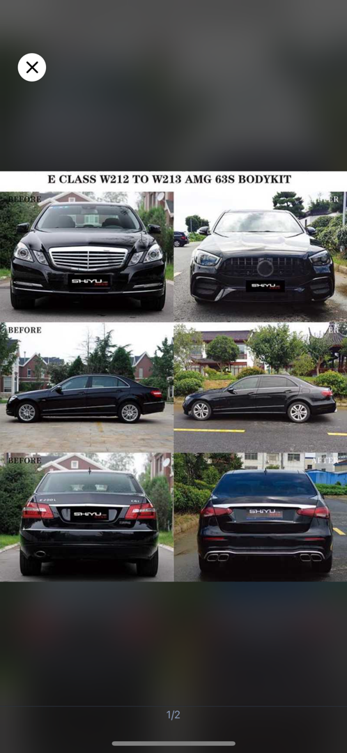 Обвес на Mercedes Benz E class, Душанбе
