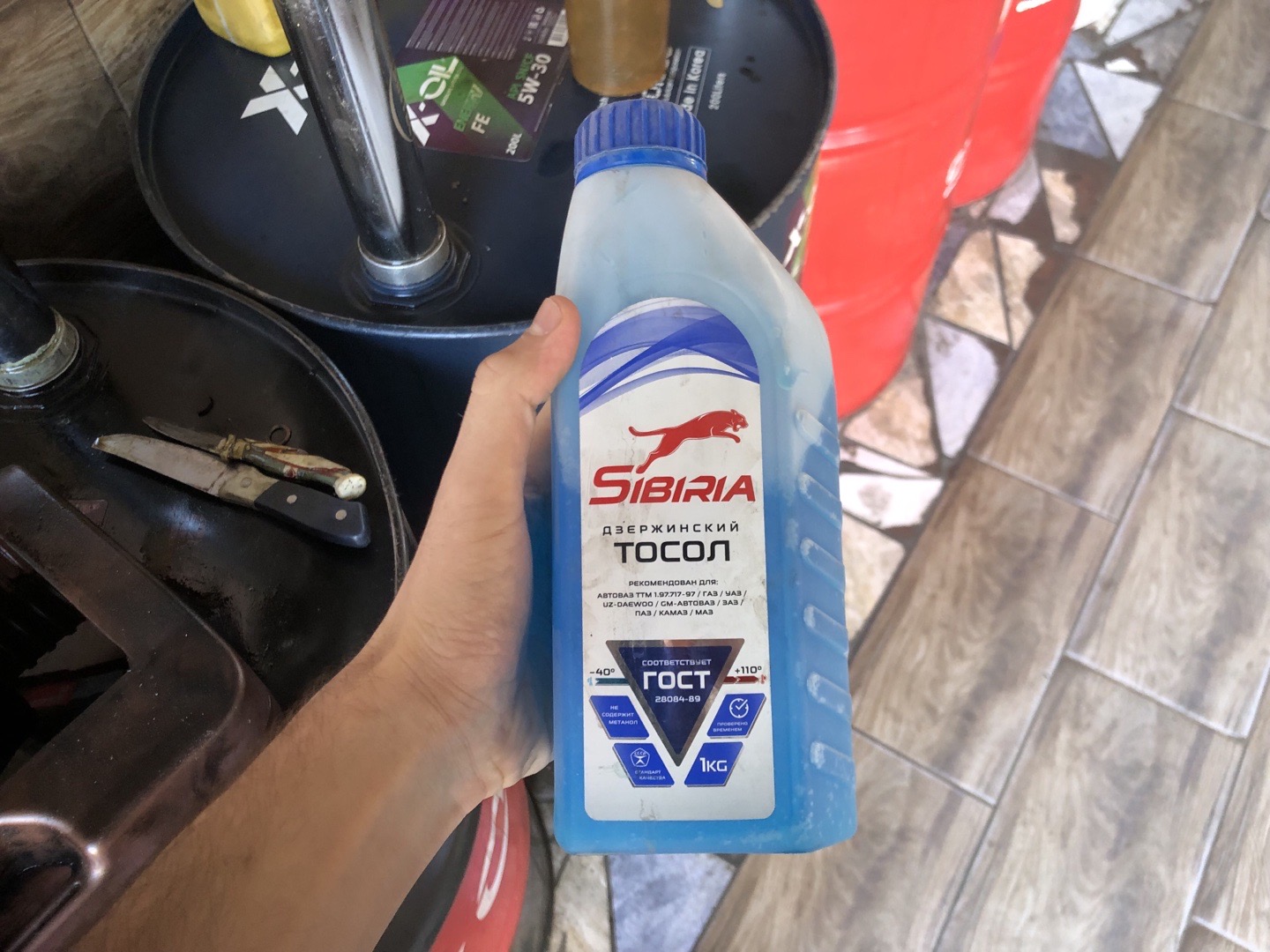 Антифриз Sibiria G11, Душанбе