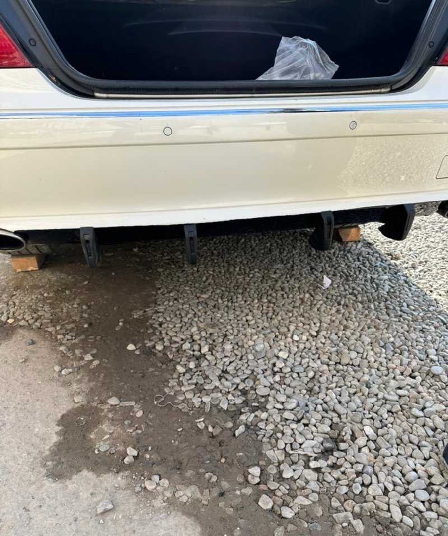 Жабра на задний бампер Mercedes Benz W211, Душанбе