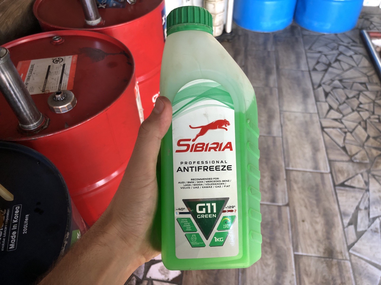 Антифриз Sibiria G11 (Зеленый), Душанбе