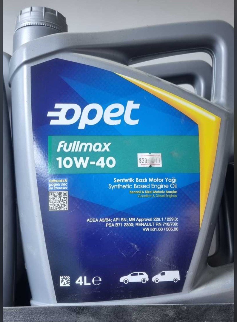 Масло Opet 10/40 4L, Душанбе