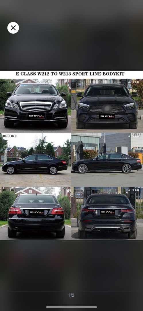 Обвес Mercedes Benz W213 Sportline, Душанбе