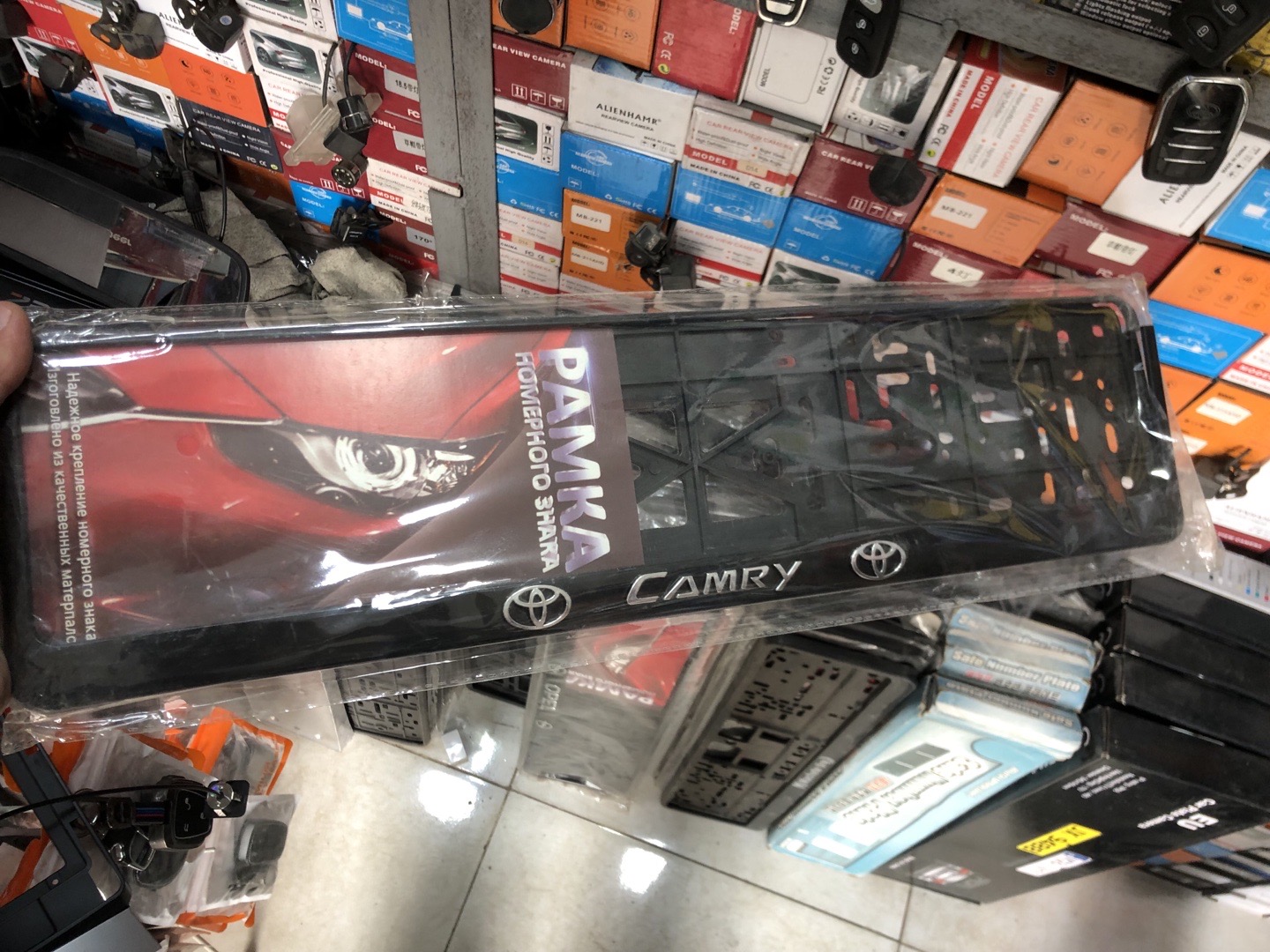 Раска для номер Toyota, Душанбе