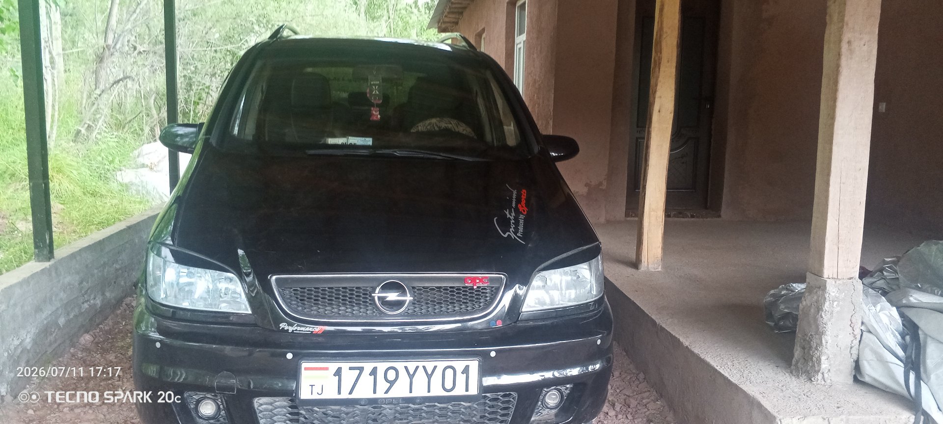 Opel Zafira, 2002, Таджикабад
