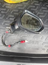 Зеркало заднего вида боковое Toyota Camry (оригинал) 360 градуса камера дор японка сафед — фото 1 из 4