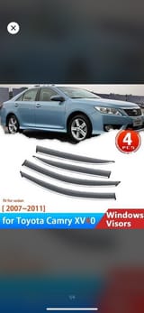 Дефлекторы окон от Toyota Camry 4 — фото 1 из 3
