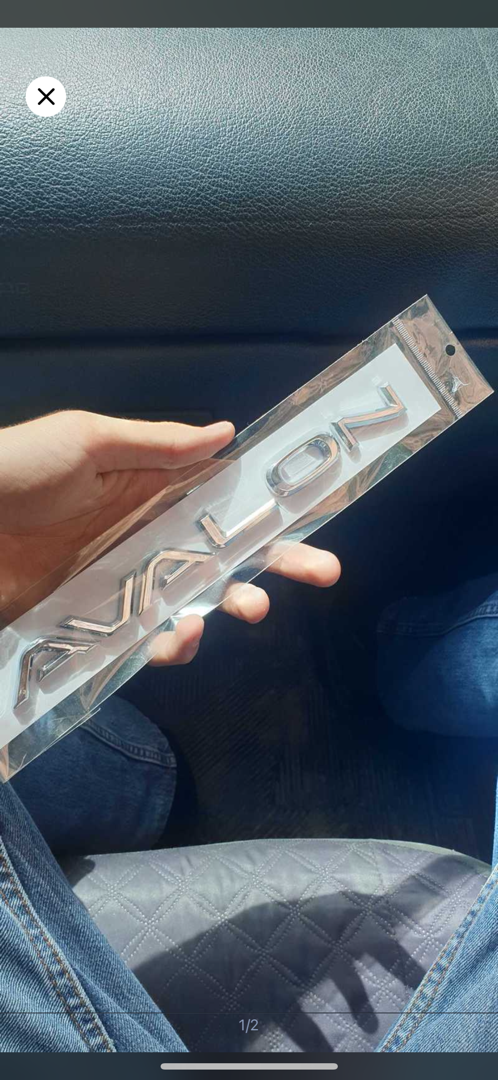 Надпись Avalon на багажник, Душанбе