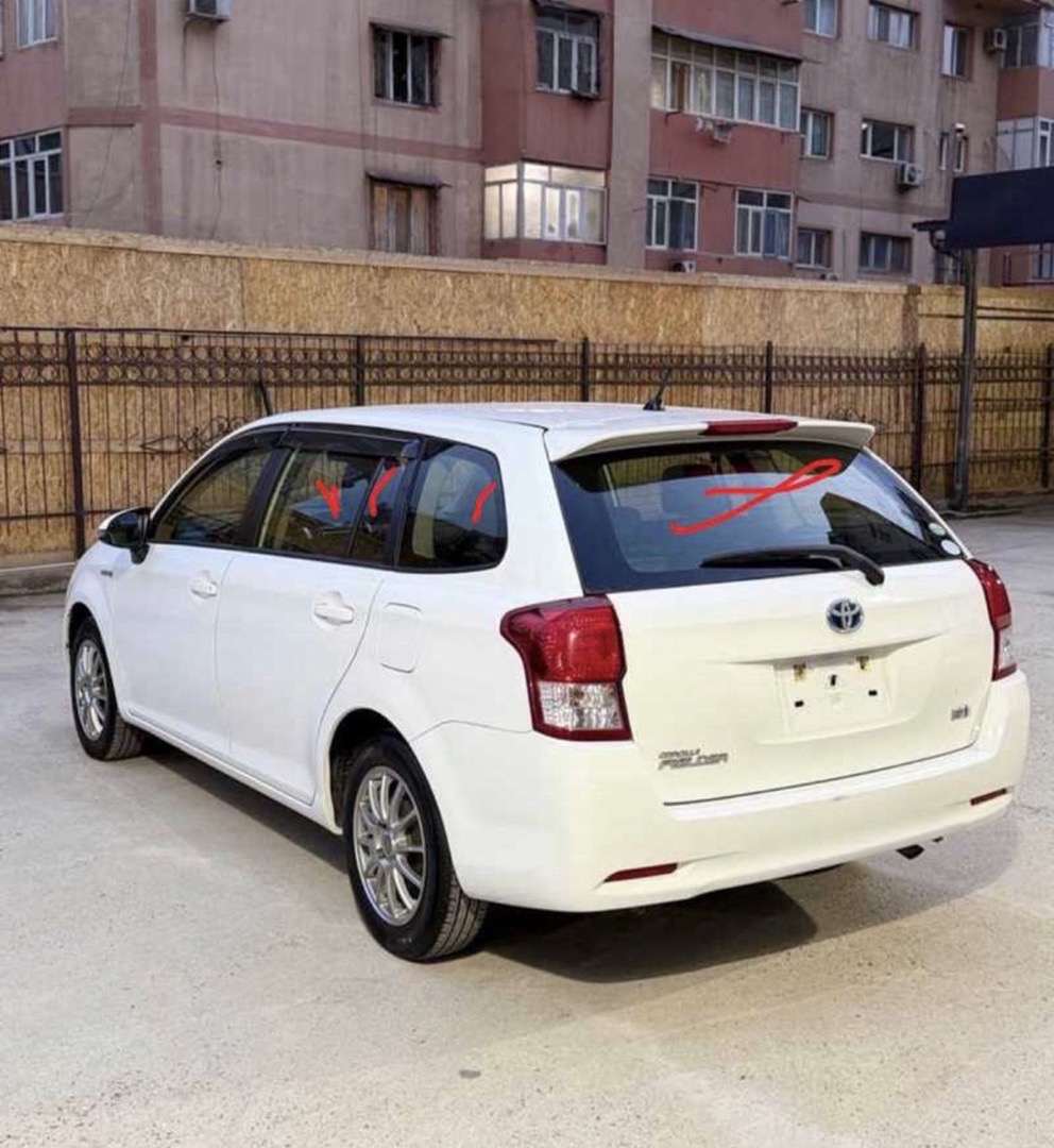 Не тонированная стекло от Toyota Fielder 2014, Душанбе