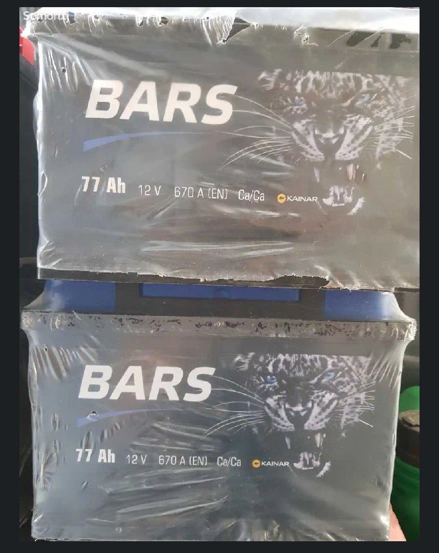 Аккумулятор Bars 77 Ah, Душанбе