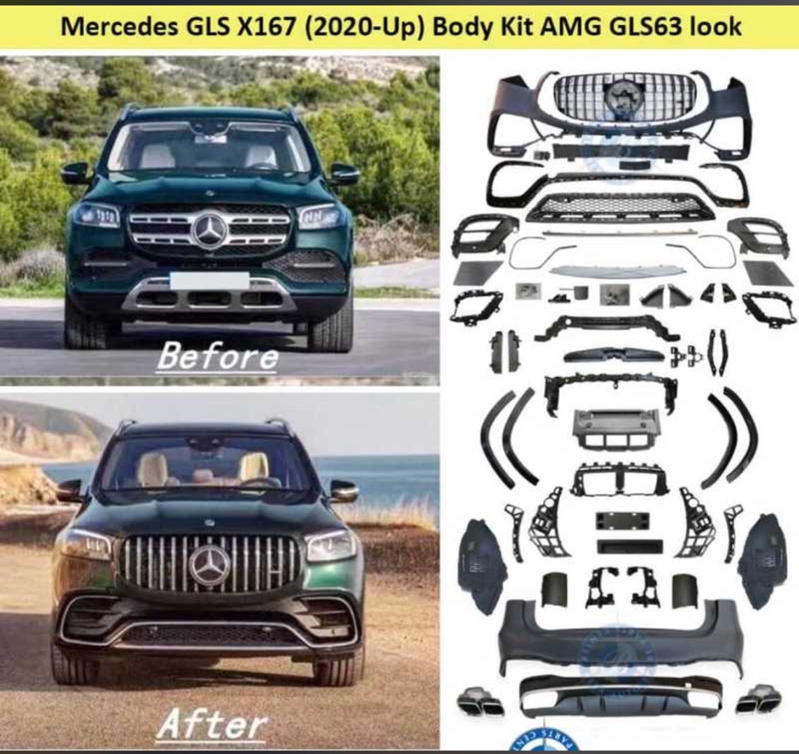 Обвес на Mercedes Benz GLS 167 AMG, Душанбе