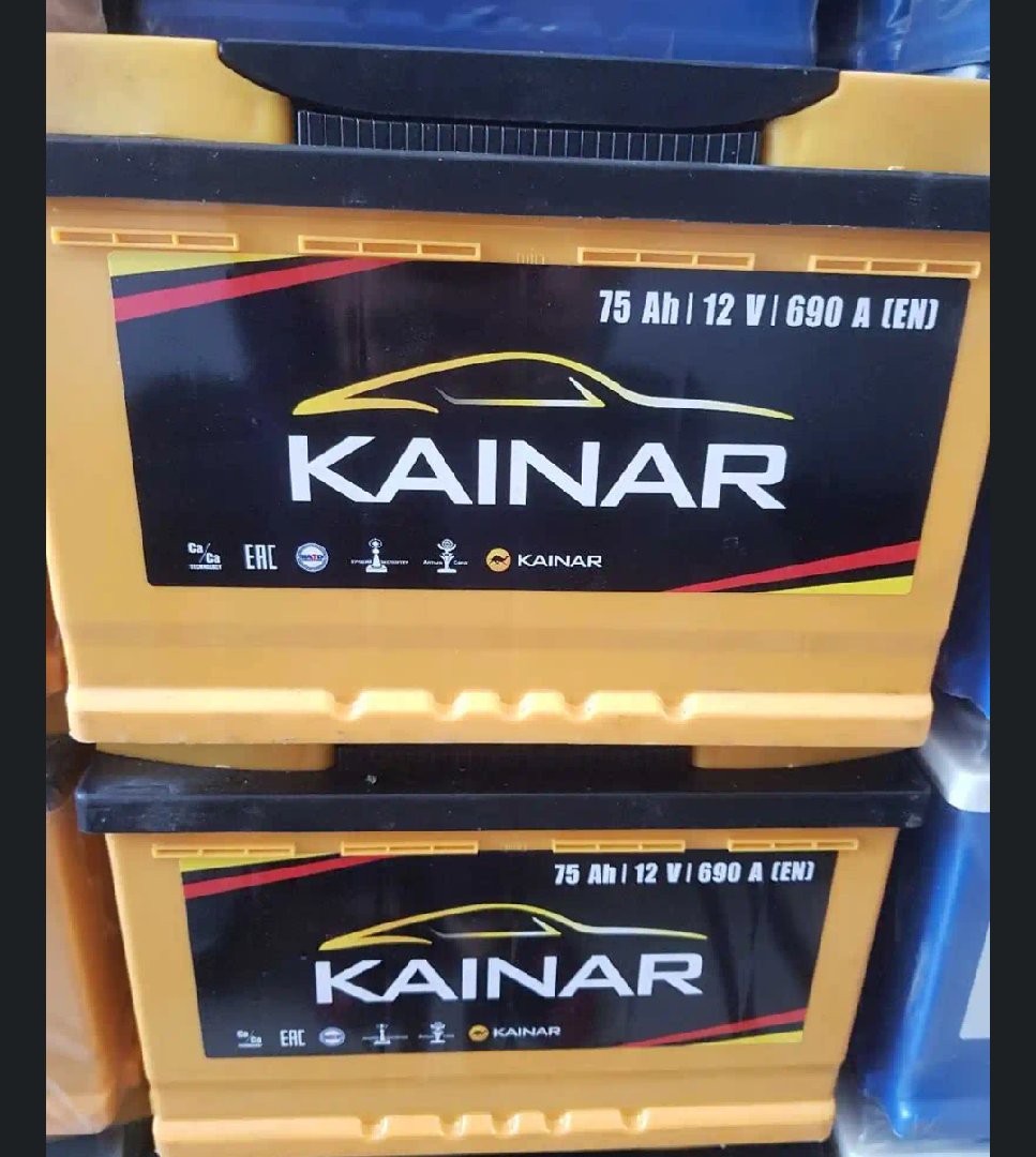 Аккумулятор kainar 75Аh, Душанбе