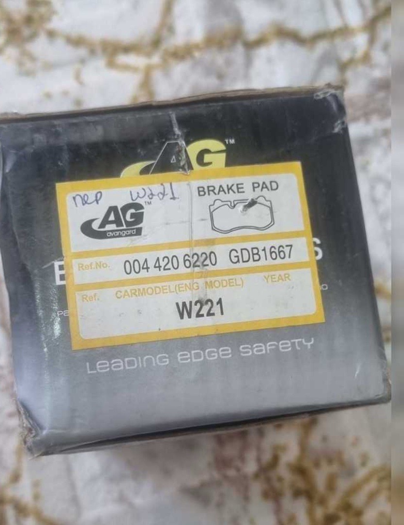 Передние тормозные колодки AG для Mercedes Benz W221, Душанбе