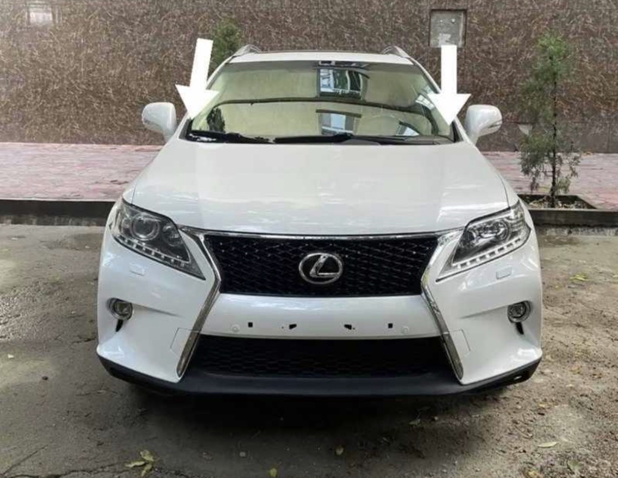 Накладка на лобовое стекло от Lexus RX 350 2010-2015, Душанбе