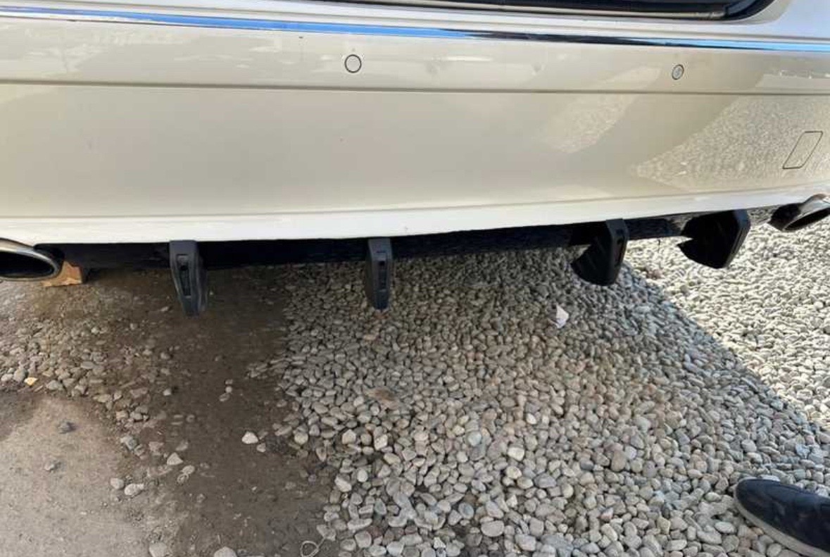 Жабра на задний бампер Mercedes Benz W211, Душанбе