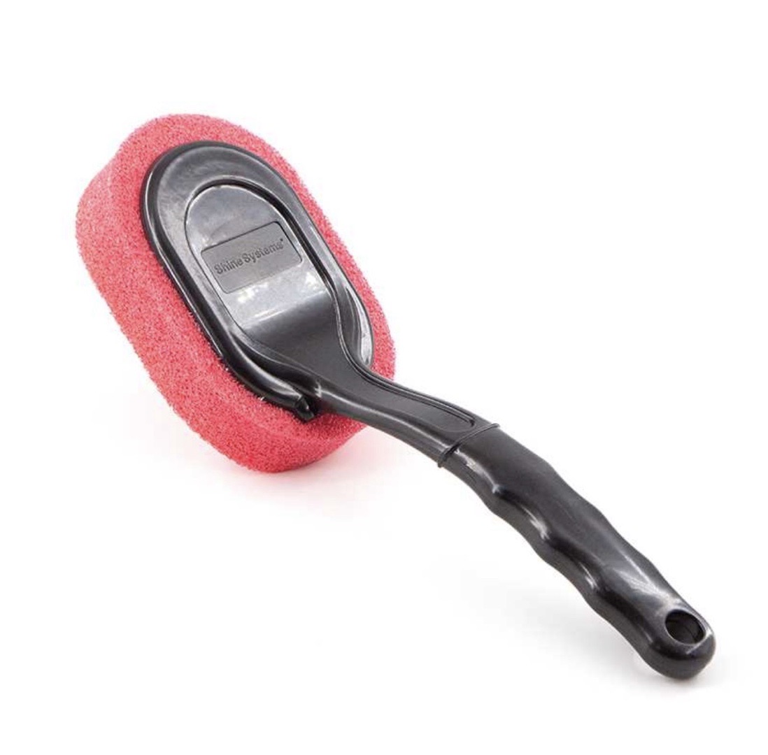 Shine Systems Sponge Brush - губка целлюлозная с ручкой, Душанбе