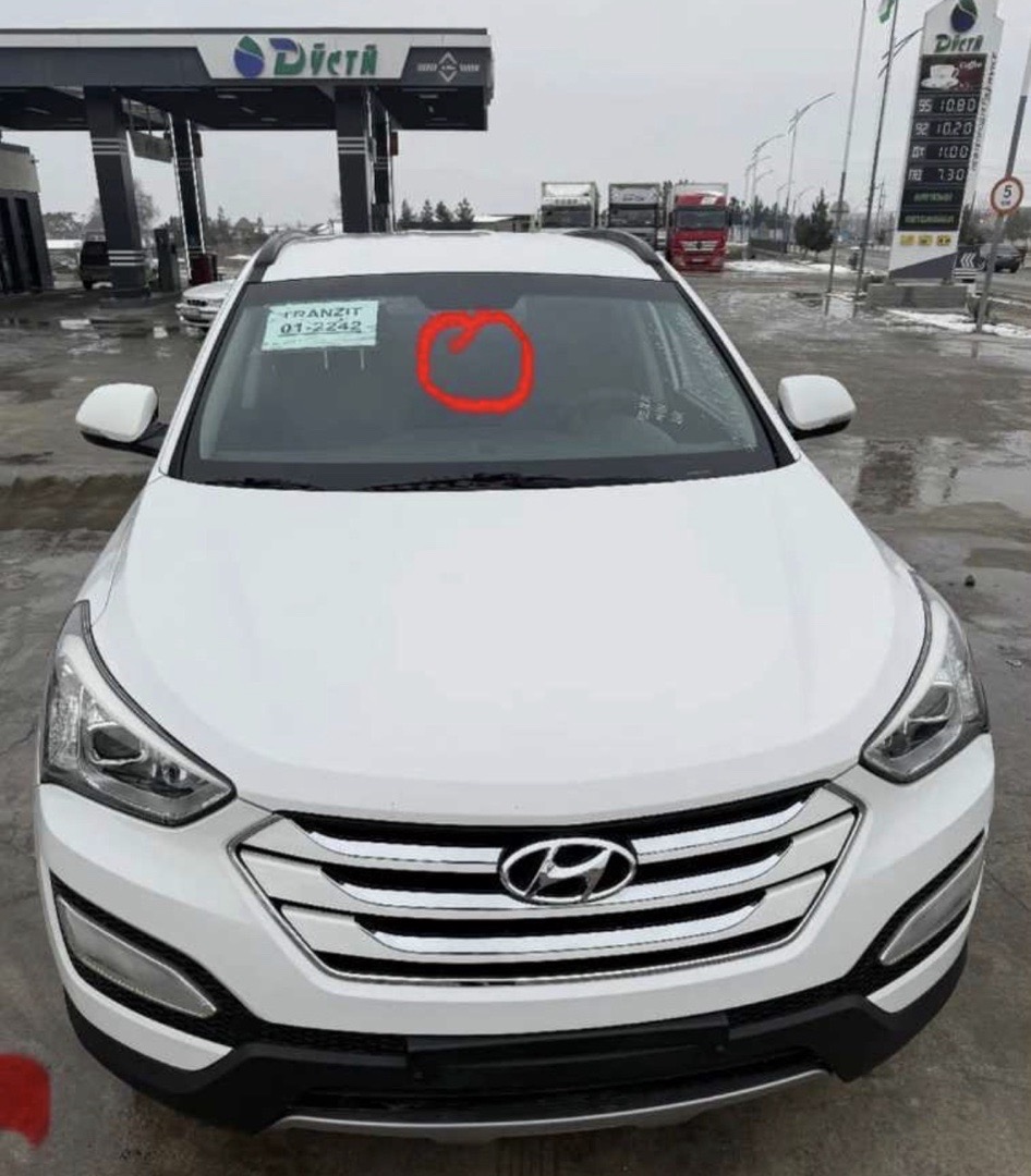 Лобовое стекло от Hyundai Santa Fe 2014, Душанбе