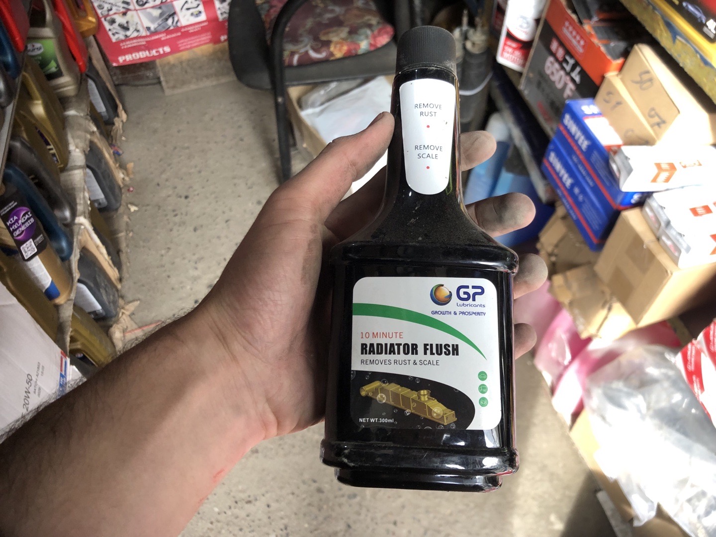 Промывка радиатора GP Lubricants, Душанбе