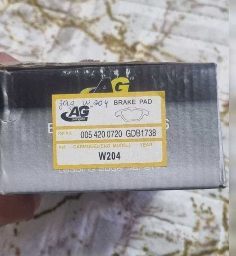 Задние тормозные колодки AG для Mercedes Benz W204, Душанбе
