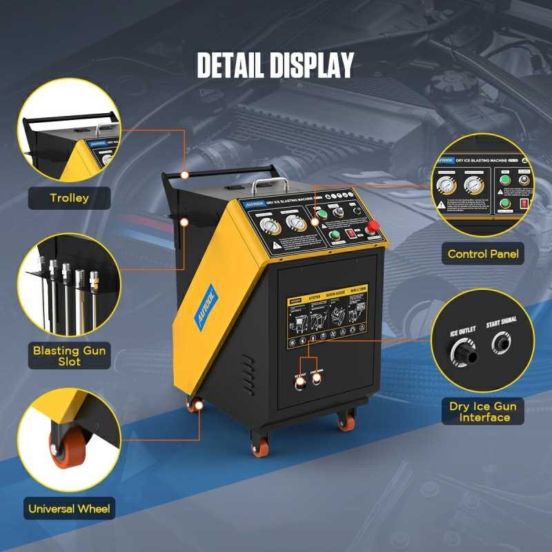 Установка для очистки сухим льдом Autool AUTOOL HTS709 launch thinkcar XTOOL OBDSTAR Avtel, Душанбе