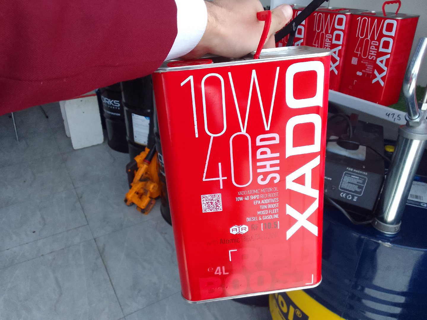 XADO Atomic Oil 10w4 SHPD Red Boots, Душанбе