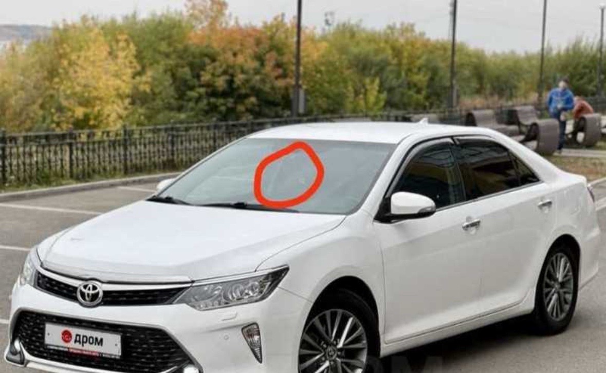 Лобовое стекло на Toyota Camry 5, Душанбе