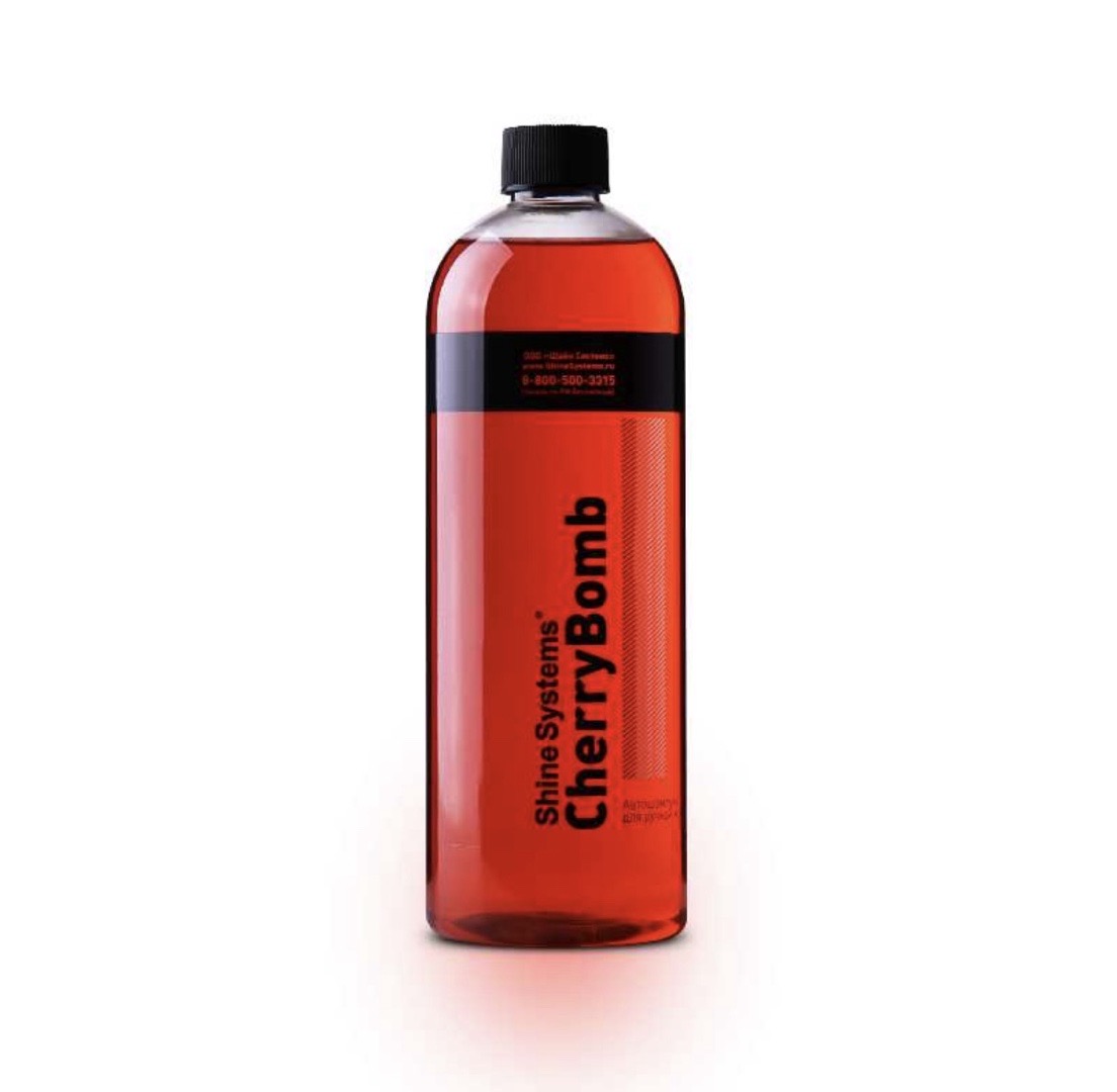 Shine Systems CherryBomb Shampoo - автошампунь для ручной мойки, 750 мл, Душанбе