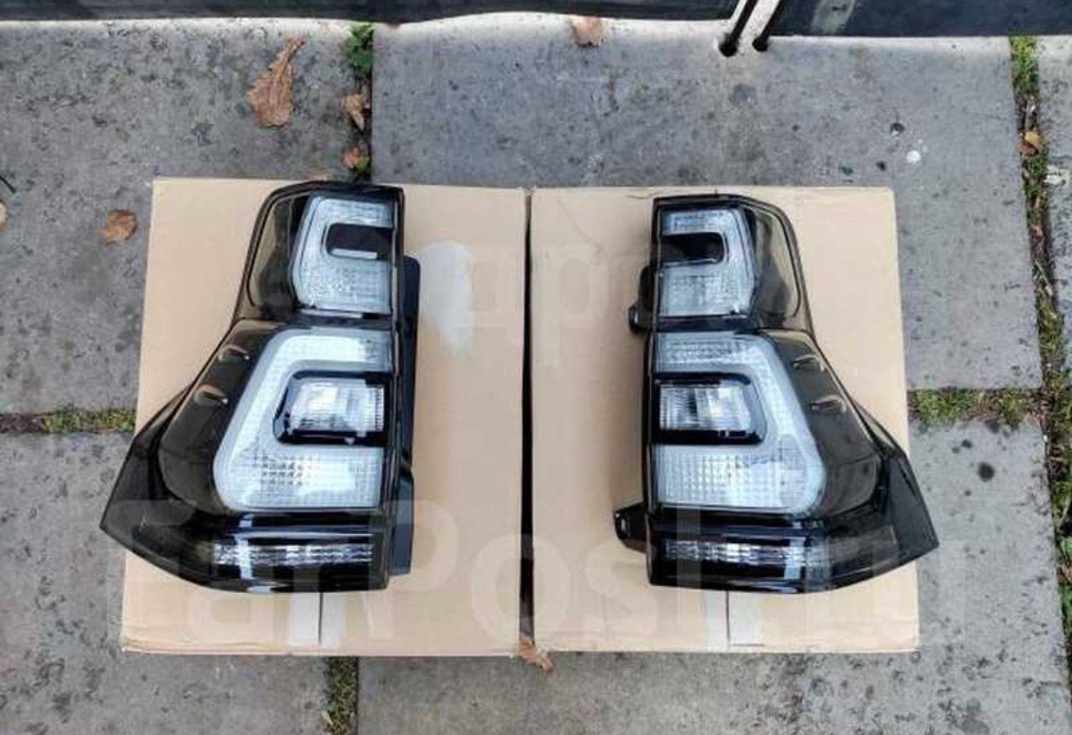 Задние Стоп фары Black на Toyota Prado, Душанбе