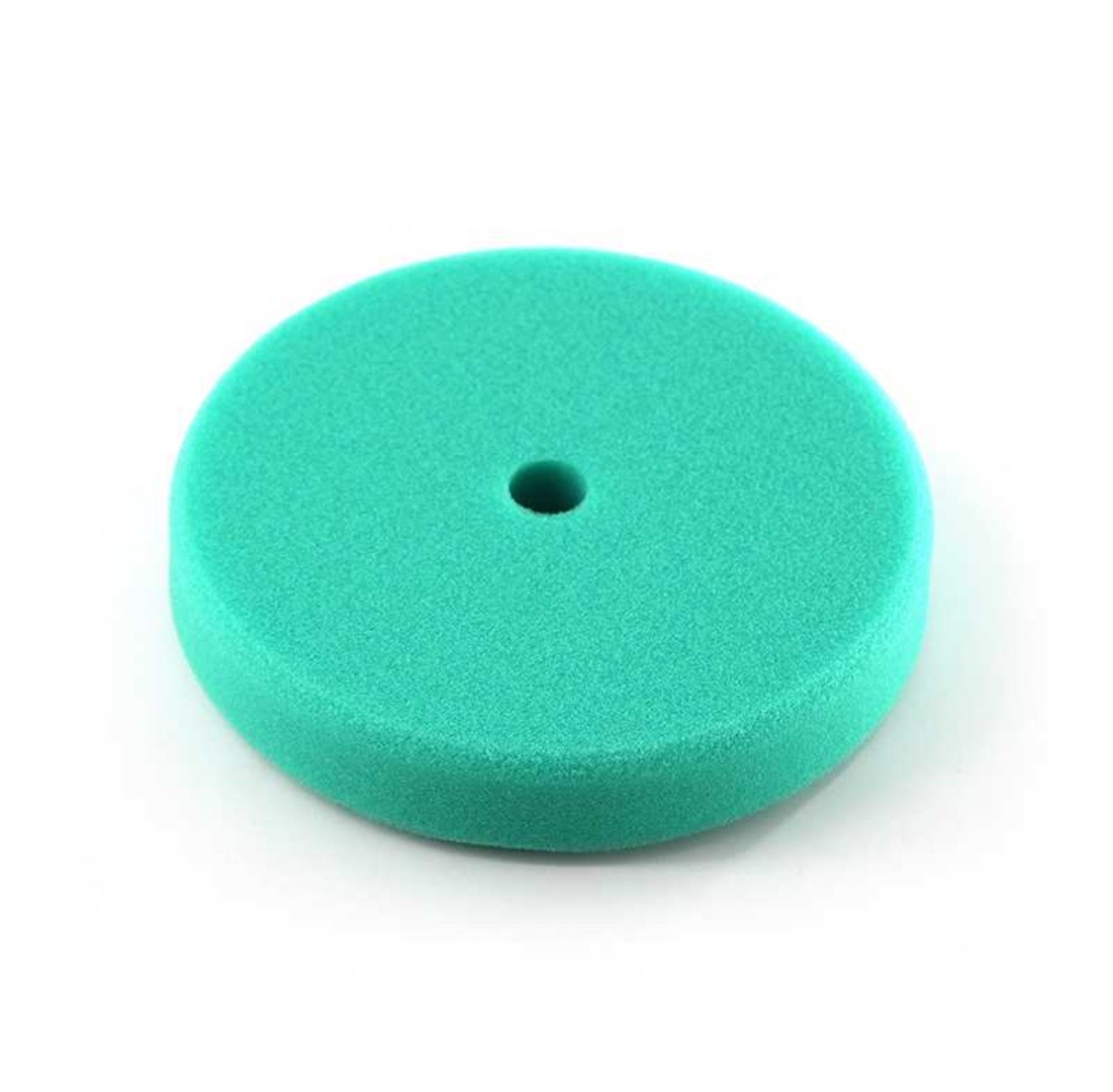Shine Systems RO Foam Pad Green - полировальный круг твердый зеленый, 130 мм, Душанбе