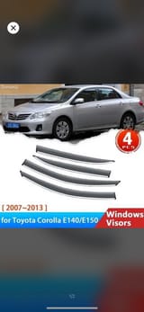 Ветерок хром для Toyota Corolla — фото 1 из 2