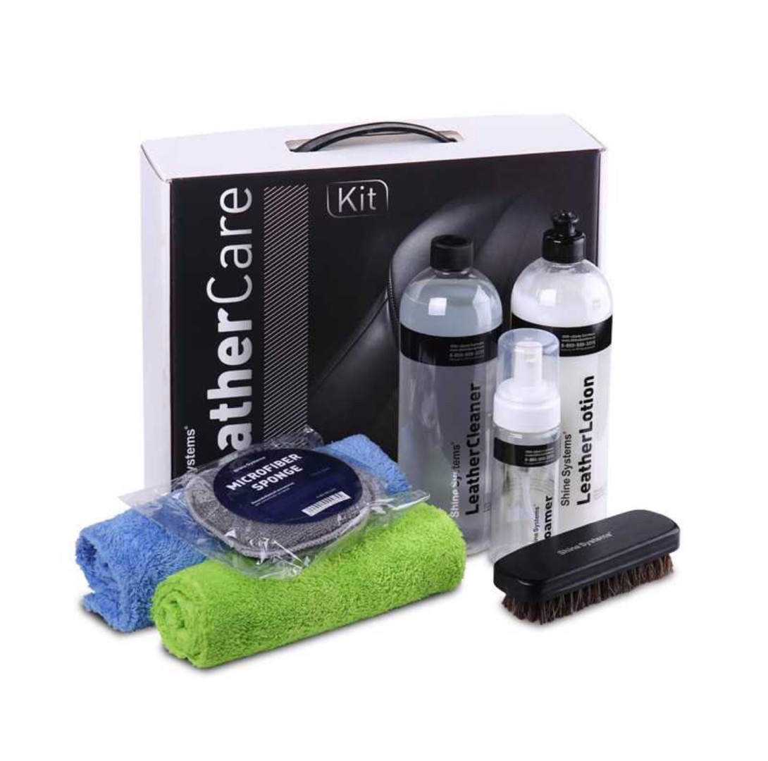 Набор для ухода за кожей салона авто Shine Systems LeatherCare Kit, Душанбе