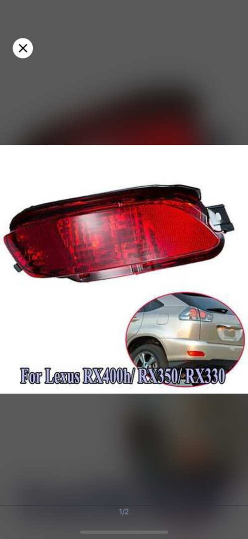 Катафот на задний бампер от Lexus RX330/350/400, Душанбе
