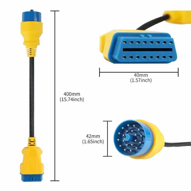 Переходник для диагностики 40 см OBD2 BMW 20 pi launch thinkcar Avtel OBDSTAR, Душанбе